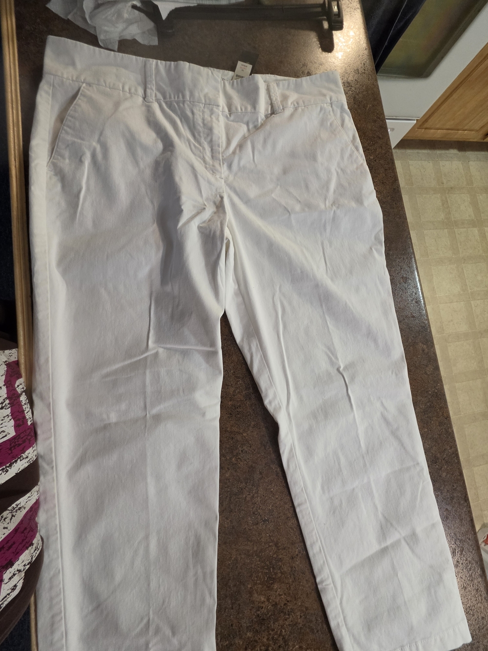 Talbots White Womens Chinos